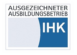 Auszeichnung: IHK Ausgezeichneter Ausbildungsbetrieb